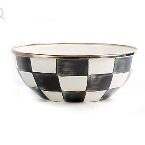 Courtly Check Enamel Everyday Bowl
